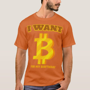 Bitcoinを誕生日 Tシャツ