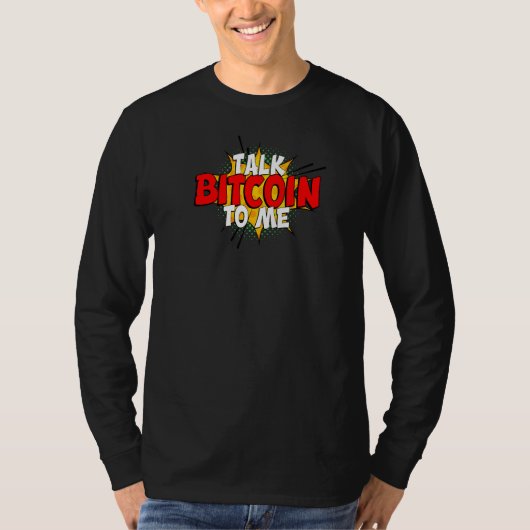 BitcoinをBtcに話す Tシャツ (正面)