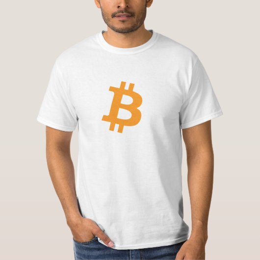 BitcoinオレンジB (LQのワイシャツ) Tシャツ (正面)