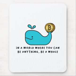BitcoinクジラTシャツ マウスパッド