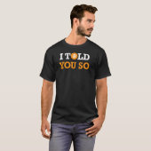 BitcoinクールおもしろいそうTシャツ Tシャツ (正面フル)
