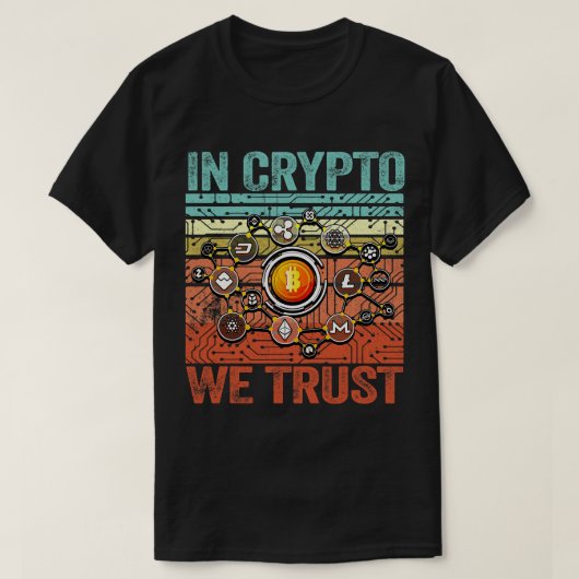 BitcoinシャツBlockchain Cryptocurrency In Crypto Tシャツ (デザイン正面)