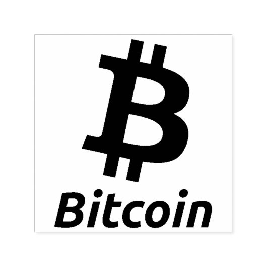 Bitcoinシンボル自己インキングゴム印₿ セルフインキングスタンプ (デザイン)