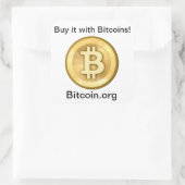 Bitcoinスタンプ スクエアシール (バッグ)