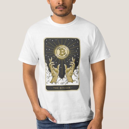 BitcoinタロットカードTシャツ Tシャツ (正面)