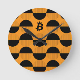 Bitcoinデザイナーウォッチ ラウンド壁時計