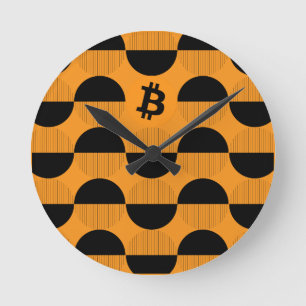 Bitcoinデザイナーウォッチ ラウンド壁時計