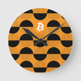 Bitcoinデザイナーウォッチ ラウンド壁時計