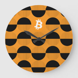 Bitcoinデザイナーウォッチ ラージ壁時計