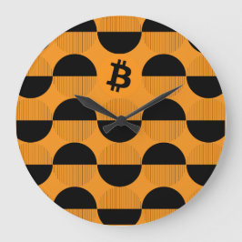 Bitcoinデザイナーウォッチ ラージ壁時計