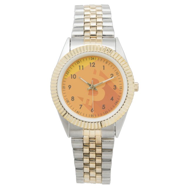 Bitcoinデザイナーウォッチ 腕時計 (正面)