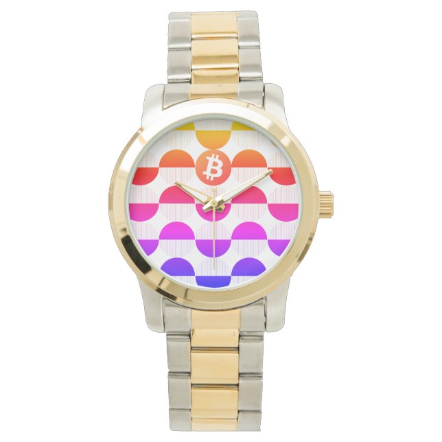 Bitcoinデザイナーウォッチ 腕時計 (正面)