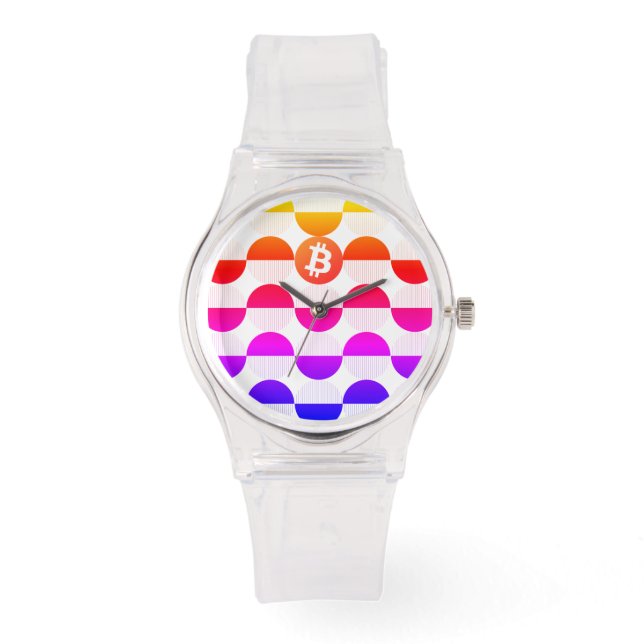 Bitcoinデザイナーウォッチ 腕時計 (正面)
