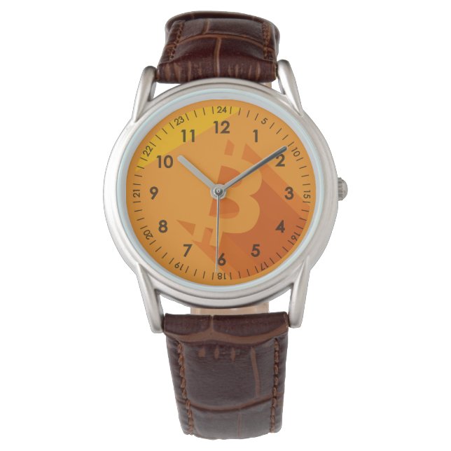 Bitcoinデザイナーウォッチ 腕時計 (正面)