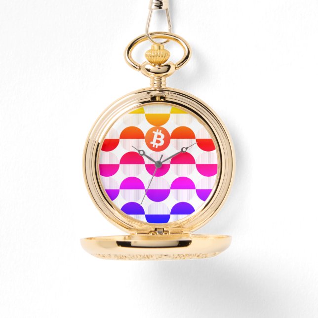 Bitcoinデザイナーウォッチ 腕時計 (正面)