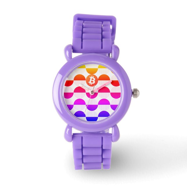 Bitcoinデザイナーウォッチ 腕時計 (正面)
