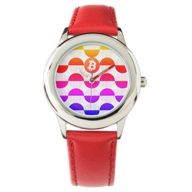 Bitcoinデザイナーウォッチ 腕時計 (正面)