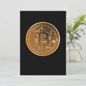 Bitcoinデジタル金ゴールド暗号通貨投資デジタル 招待状 (スタンド正面)