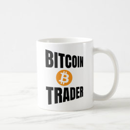 Bitcoinトレーダーのパースペクティブ文字 コーヒーマグカップ
