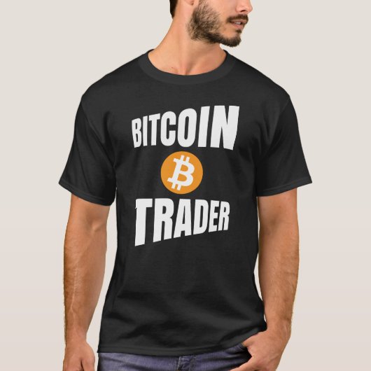 Bitcoinトレーダーの視点 Tシャツ (正面)