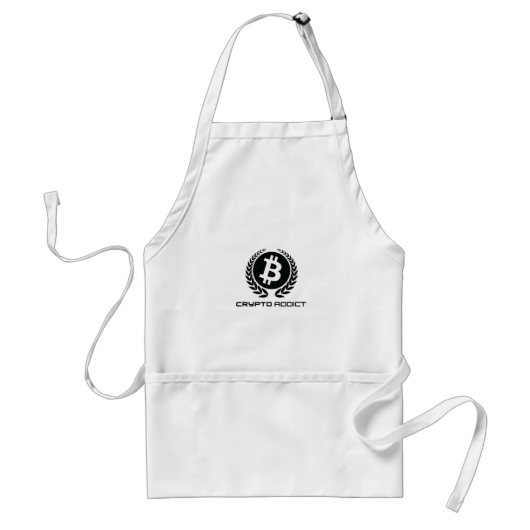 Bitcoinトレーダー | Cryptocurrencies取引BTCギフト スタンダードエプロン (正面)