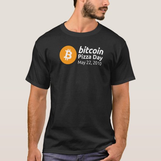 Bitcoinピザの日2010年5月22日 Tシャツ (正面)