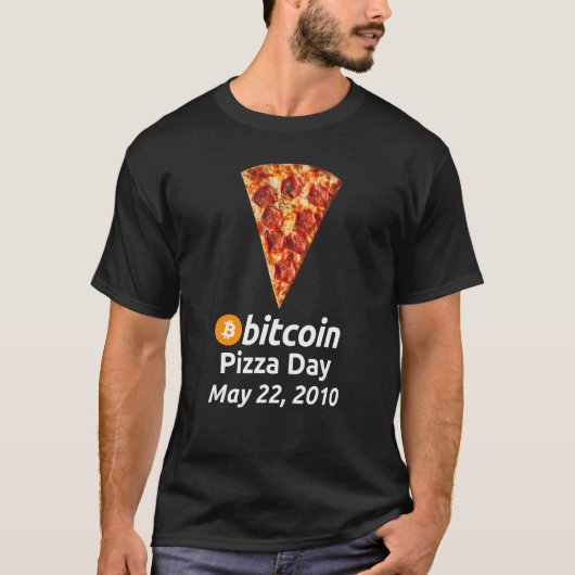 Bitcoinピザの日2010年5月22日 Tシャツ (正面)