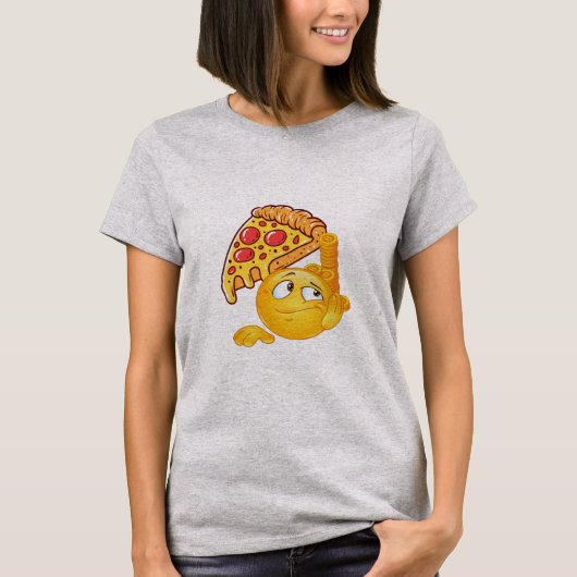Bitcoinピザ怠惰トレーダー Tシャツ (正面)