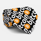 Bitcoinフルロゴホワイト文字 – タイ (ロール)