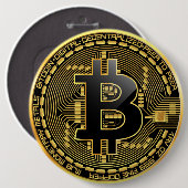 Bitcoinボタン 缶バッジ (正面&裏面)