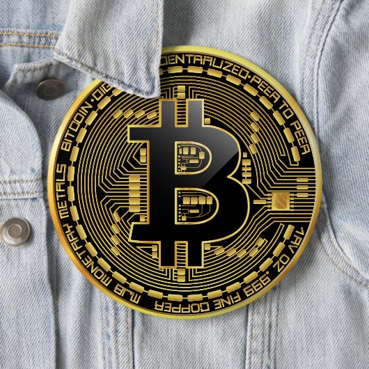 Bitcoinボタン 缶バッジ (インサイチュ)