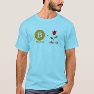 Bitcoinマニア=チューリップの球根マニア Tシャツ