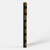 bitcoinレトロ主導のシンボルや象徴CRYPTOギフトパーソナライズされた iPhoneケース (右側面)