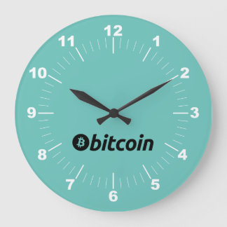 Bitcoinロゴグラフィックス事業、オフィスウォール ラージ壁時計