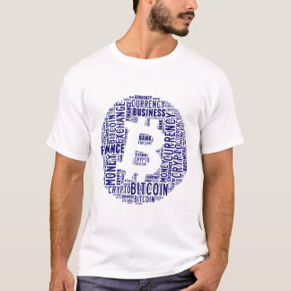 Bitcoinロゴグラフィックス Tシャツ