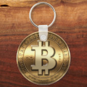 BitcoinロゴシンボルCryptocurrency Crypto Keychain キーホルダー (正面)