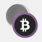 Bitcoinロゴ磁石 マグネット (正面/裏面)