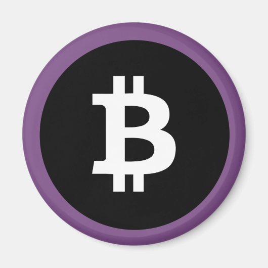 Bitcoinロゴ磁石 マグネット (正面)