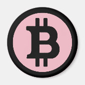 Bitcoinロゴ磁石 マグネット (正面)