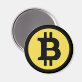 Bitcoinロゴ磁石 マグネット (正面/裏面)