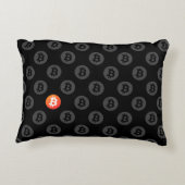 Bitcoinロゴ アクセントクッション (裏面)