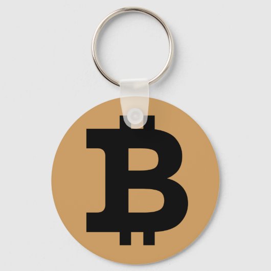 Bitcoinロゴ キーホルダー (正面)