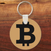 Bitcoinロゴ キーホルダー (正面)
