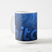 Bitcoinロゴ コーヒーマグカップ (正面左)