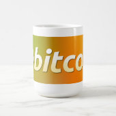 Bitcoinロゴ コーヒーマグカップ (中央)