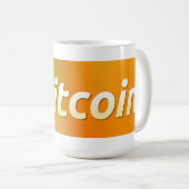 Bitcoinロゴ コーヒーマグカップ (正面右)