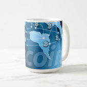 Bitcoinロゴ コーヒーマグカップ (正面右)
