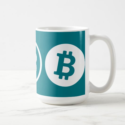 Bitcoinロゴ コーヒーマグカップ (右)