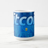 Bitcoinロゴ コーヒーマグカップ (中央)