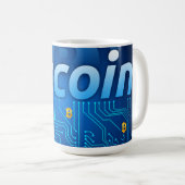 Bitcoinロゴ コーヒーマグカップ (正面右)